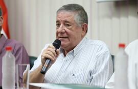 El presidente de la Unión de Gremios de la Producción en Paraguay, Héctor Cristaldo.