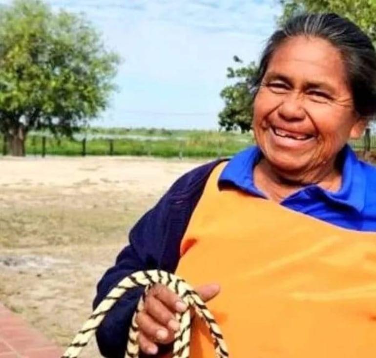 Mujer indígena parcialidad de los Ishir