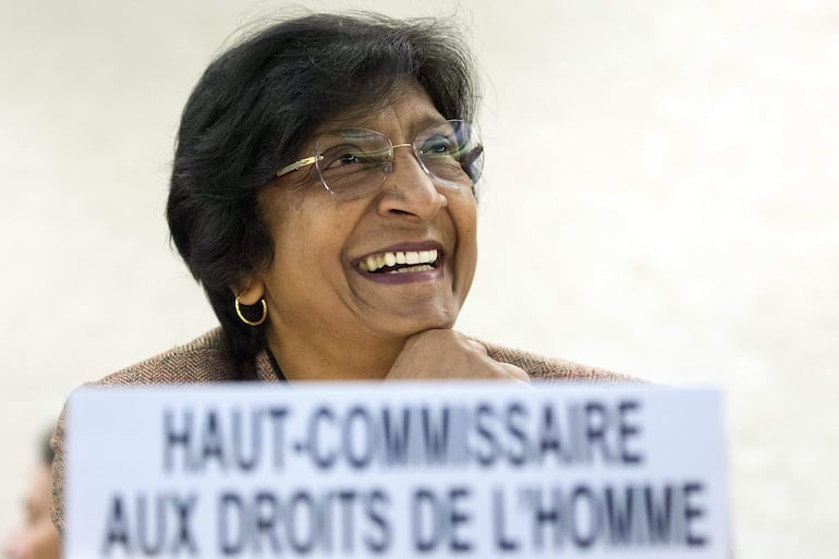 La Alta Comisionada de las Naciones Unidas para los Derechos Humanos, Navi Pillay. (Noruega, Suiza, Ginebra) EFE/EPA/SALVATORE DI NOLFI