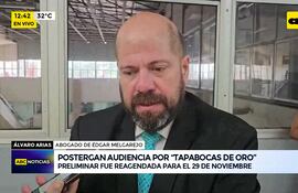 Video: Postergan audiencia por “tapabocas de oro”