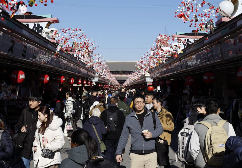 Asakusa, Tokio, Japón.
