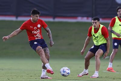 Adam Bareiro (27), listo para comandar el ataque de la Albirroja.