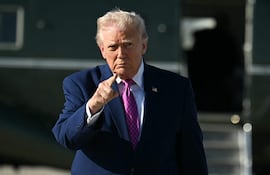 Donald Trump, presidente de Estados Unidos. Lanzó reiterados ataques personales sin precedentes por parte de un mandatario estadounidense contra un pontífice y jefe de Estado Vaticano.