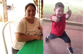 Magalí Montserrat Giménez y Mateo Emanuel Giménez Molinas, desaparecidos.