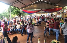 Una masiva concurrencia de fieles se tuvo en la capilla Tupãsy Ykua de Minga Guazú.