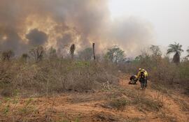 El incendio en Chovoreca arrasó con miles de hectáreas el año pasado.