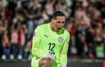 Roberto Junior Fernández, también conocido como Gatito Fernández, portero que disputará su primer Mundial con la selección paraguaya de fútbol.