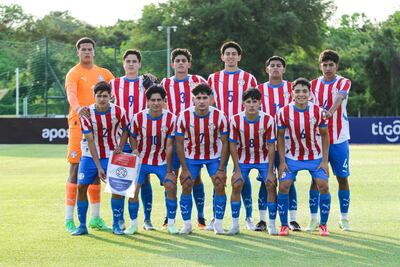 El equipo presentado por Mariano Uglessich para el segundo partido amistoso frente a Uruguay, en el Centro de Alto Rendimiento de Ypané.