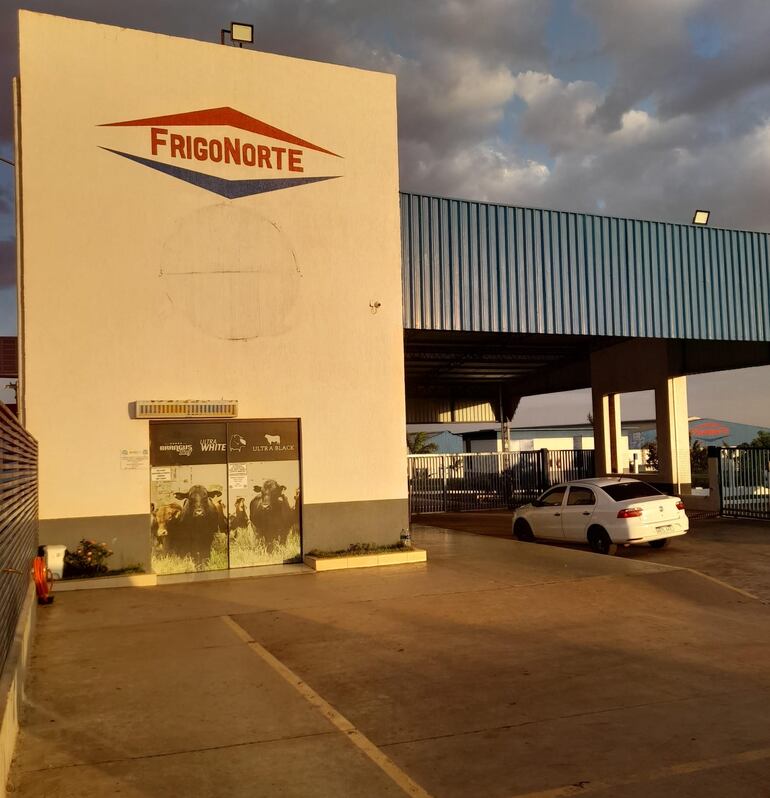 Fachada de la planta frigorífica Frigonorte.