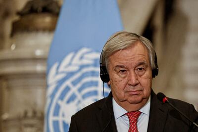 Antonio Guterres, secretario general de la ONU.