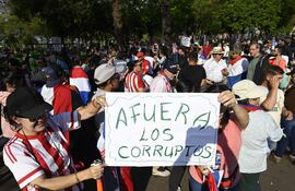 Manifestación de la Generación Z.