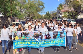 Familiares y otros allegados del niño Renato Rojas Talavera aguardan una justa condena del caso.
