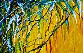 Una obra de Monika Schuchardt. Esta es tan solo una de las piezas de los más de 40 artistas que presentarán a partir de hoy con la apertura de esta exposición.