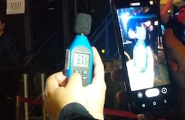 Control de decibeles en locales nocturnos de San Lorenzo.