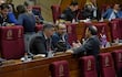 Sesión de la cámara de diputados en el congreso de la nación.