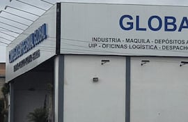 Complejo empresarial donde se estaba instalando un laboratorio para producción de fentanilo en Ciudad del Este.