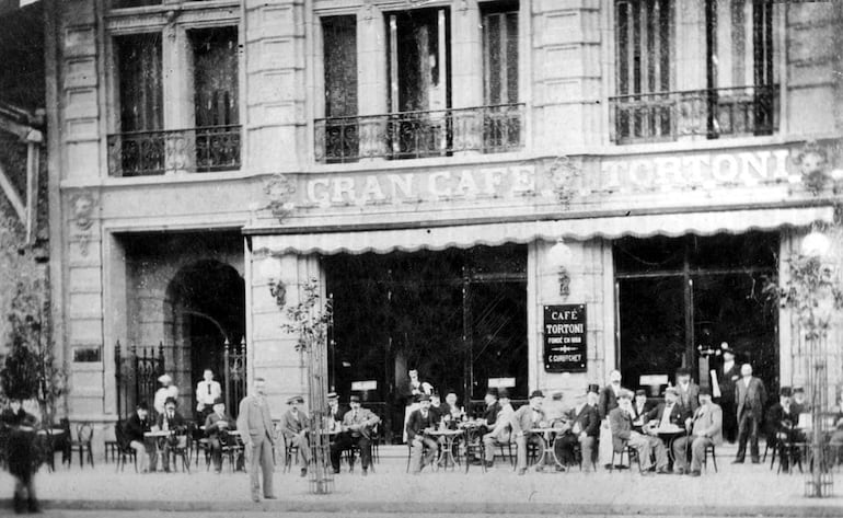 El Café Tortoni en 1910