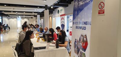 Imagen referencia de feria de empleos.