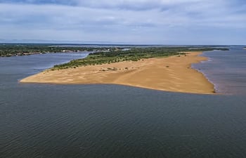 Isla Pombero, una de las bellezas naturales que posee la ciudad de Cerrito.