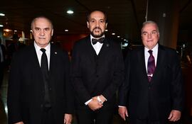 Jorge Aladro, Sergio Quirino y Eduardo Dedoff.