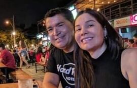 Ricardo Núñez y Angélica Mareco.