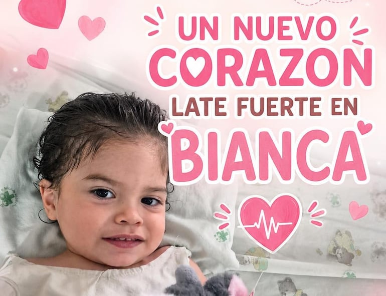 Niña de tres años recibe un trasplante de corazón tras más de dos años de espera en Acosta Ñu - Nacionales
