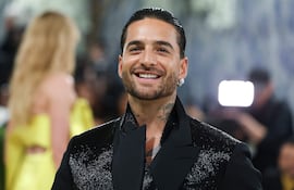 ¡Feliz de la vida! El cantante colombiano Maluma será nuevamente papá. (Angela Weiss / AFP)