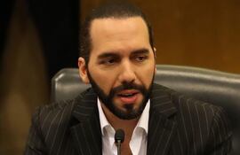 El presidente de El Salvador, Nayib Bukele