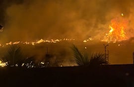 Incendio de gran magnitud afecta al Parque Ecológico de Fernando de la Mora