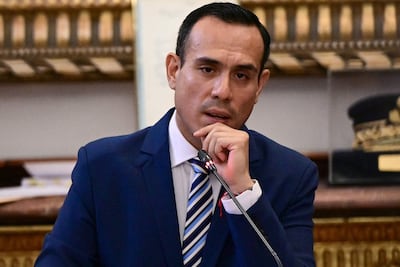 José Jeri, presidente de Perú.