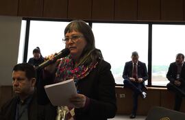 Mercedes Canese, exviceministra de Minas y Energía.