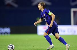 Luka Modric, la estrella de la selección de Croacia