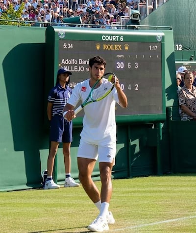 Dani Vallejo disputó Wimbledon, pero no pudo pasar la primera ronda del cuadro principal. Ahora inicia una serie de torneos de tierra batida, arrancando por Alemania.