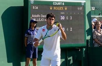 Dani Vallejo disputó Wimbledon, pero no pudo pasar la primera ronda del cuadro principal. Ahora inicia una serie de torneos de tierra batida, arrancando por Alemania.
