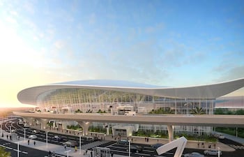 Diseño del futuro aeropuerto Silvio Pettirossi.