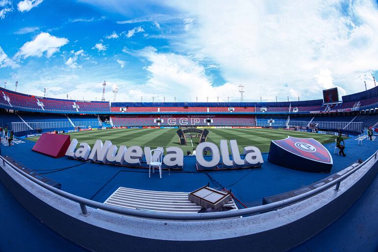 Vista del estadio La Nueva Olla del Club Cerro Porteño.