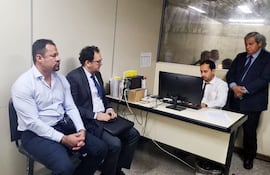 Audiencia disciplinaria del exdiputado Ulises Quintana (ANR) ante el juez de Garantías Miguel Palacios.