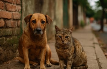 Animales abandonados en la calle quedan expuestos a las enfermedades zoonóticas.