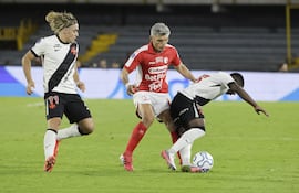 Independiente Santa Fe y Vasco da Gama igualaron la semana pasada 0-0, en el Campín de Bogotá.
