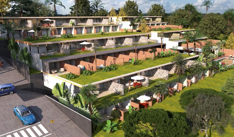 Proyecto inmobiliario que se encuentra en desarrollo frente al mismo anfiteatro José Asunción Flores.