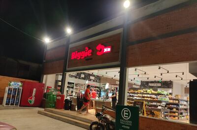 El local asaltado de Biggie se encuentra ubicado sobre Avda. Zavalas Cue.