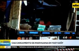 Cae cargamento de marihuana en Yasy Kañy