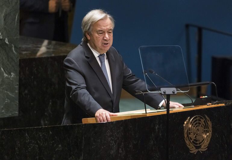 Antonio Guterres, secretario general de la ONU.