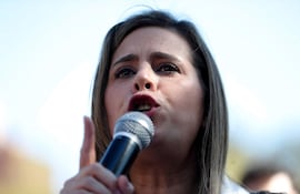 La exsenadora de oposición Kattya González.