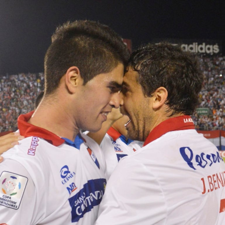 Festejo en la Libertadores 2014.