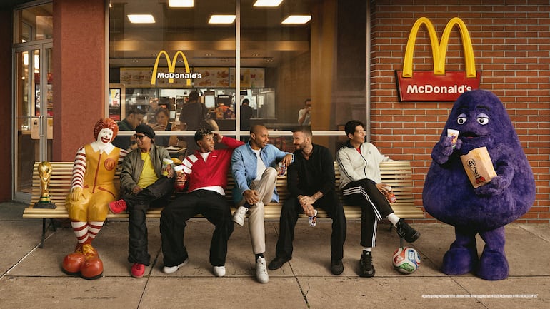 Ídolos del fútbol mundial son los representantes de la promoción mundialista de McDonald's.