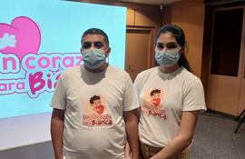 Los padres de la niña Bianca Balbuena claman por un donante de corazón para su hija.