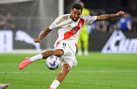 Sergio Peña, uno de los tres jugadores del Alianza Lima que fue denunciado por abuso sexual. (AFP).