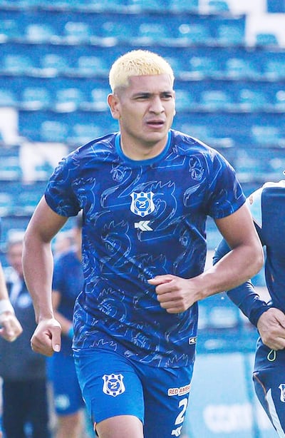 Miguel Ángel Barreto (27 años), futbolista del Sportivo 2 de Mayo de Pedro Juan Caballero.