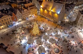 Mercado de Navidad de Tallin, Estonia.